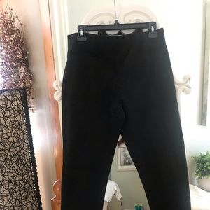 RW & co  faux suede black pants